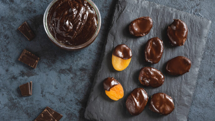 Ovocie a orechy v čokoláde, karameli či jogurtovej poleve: jednoduchý trik, ktorý v nádielke vždy zaboduje