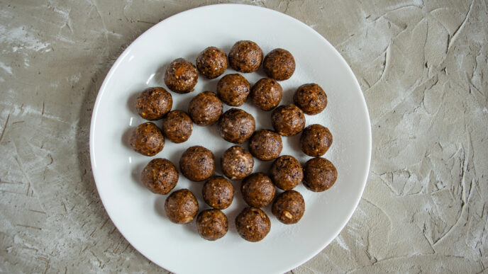 Perníkové guľky s mandľou