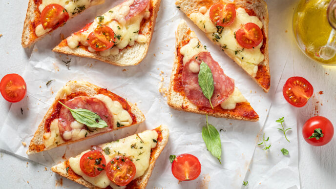 Rýchla domáca pizza zo staršieho pečiva