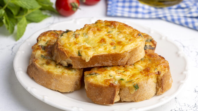 Chrumkavé zapečené toasty