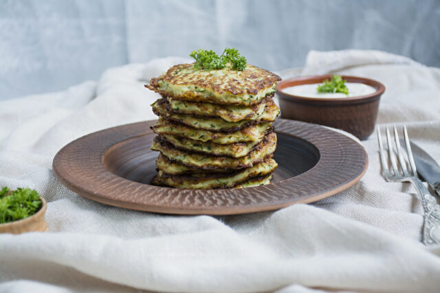 Ovsené placky s brokolicou z rúry