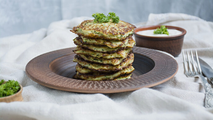 Ovsené placky s brokolicou z rúry