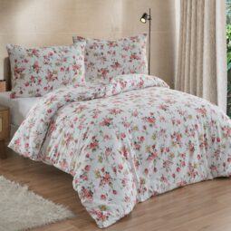 Flanelove francouzske povleceni 200x200 cm 70x90 cm rosario red brotex 1 994 kc.jpg