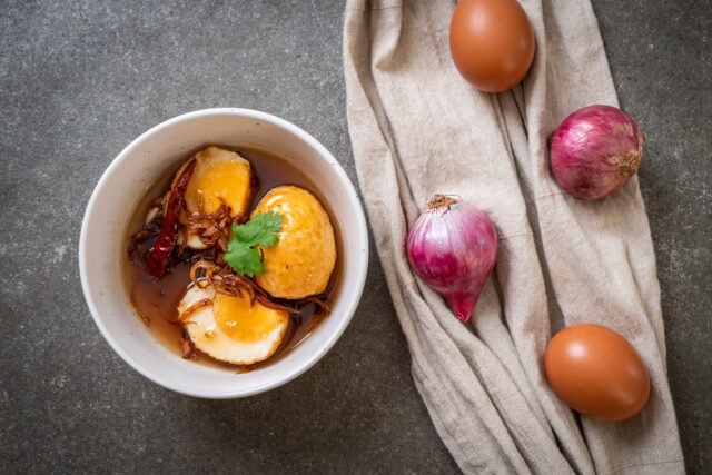 Japonské nakladané vajcia v aromatickej marináde