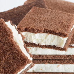 Domáce mliečne rezy s jemným krémom