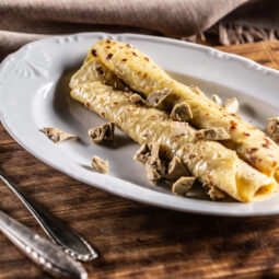 Domáce lokše s pečeňovou plnkou