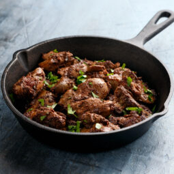 Restované pečienky na panvici