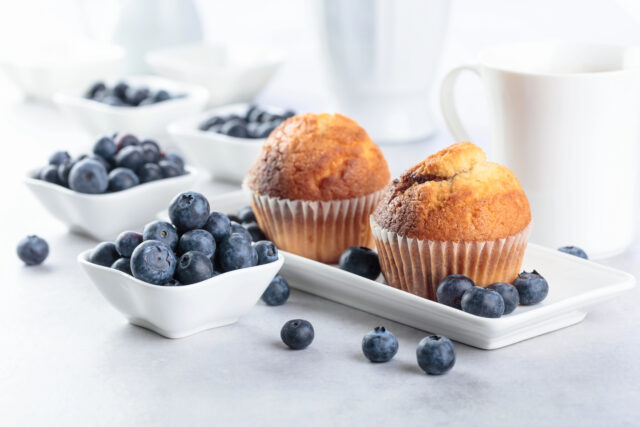 Muffiny pre deti do škôlky s ovocím a tvarohom