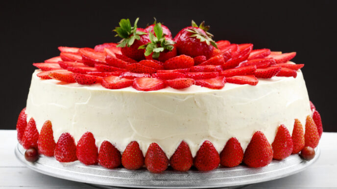 Nadýchaná jahodová torta, ktorá očarí vzhľadom aj chuťou