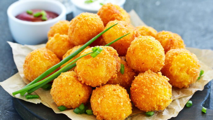 Zemiakové krokety s čedarom: Chrumkavý obal a syrové prekvapenie vo vnútri