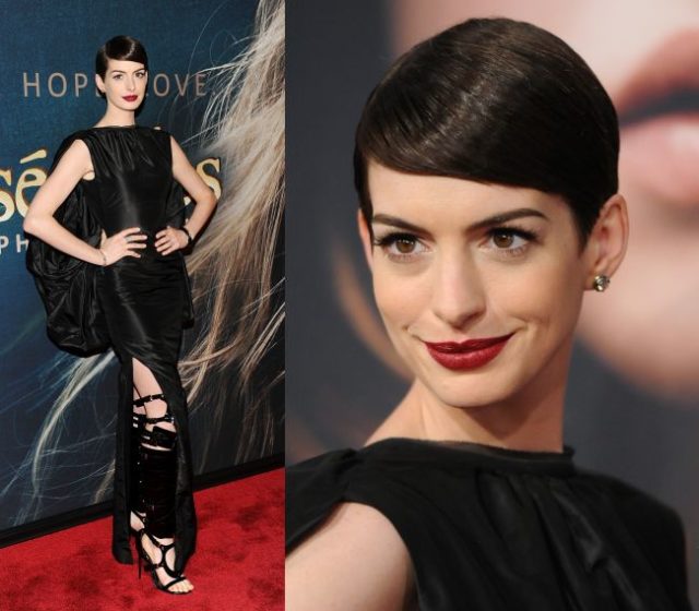 Anne Hathaway na newyorskej premiére Bedárov