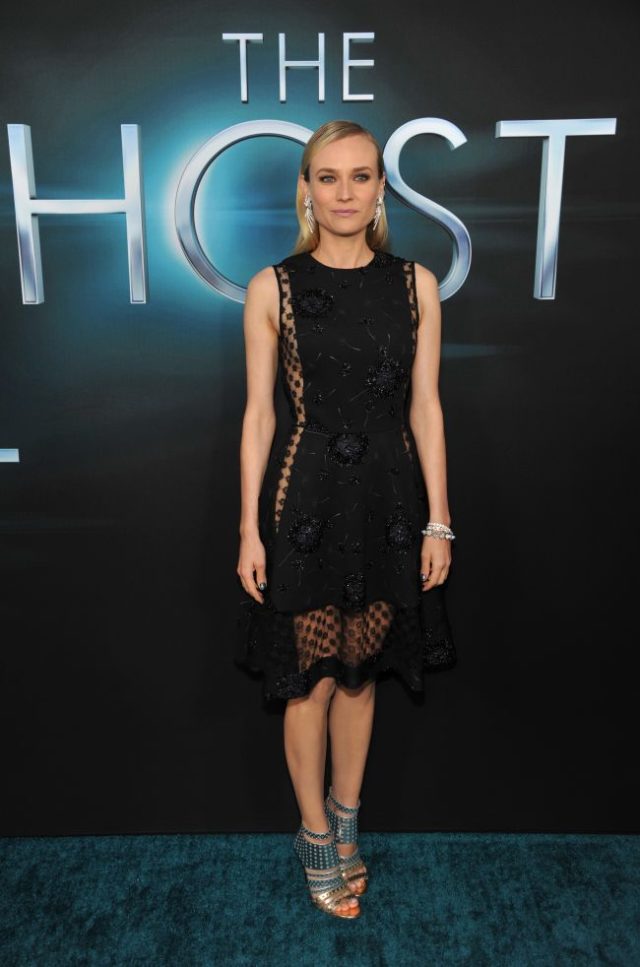 Diane Kruger na losangeleskej premiére filmu Hostiteľ