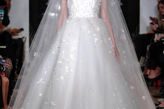 Svadobná kolekcia Reem Acra na jar 2014