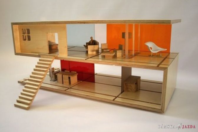 Dizajnéri vytvorili stolík, ktorý v sebe skrýva domček pre bábiky