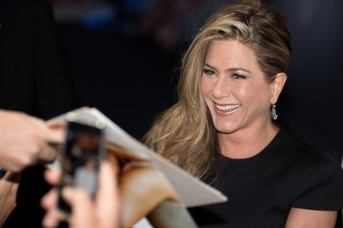 Jennifer Aniston na berlínskej premiére filmu My sme Millerovci