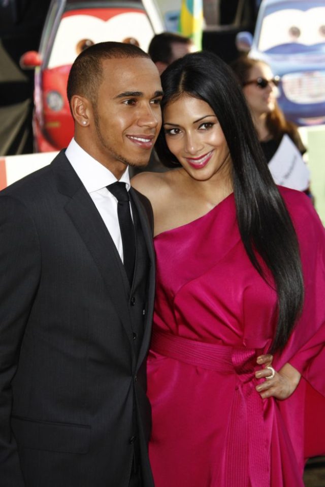 Nicole Scherzinger a Lewis Hamilton