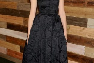 Emmy Rossum na uvedení kolekcie H&amp;M Conscious Collection