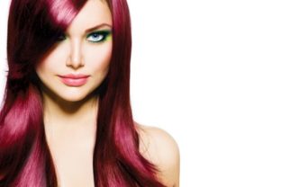 červenovláska, vlasy, pramene, kráska, beauty, žena, účes