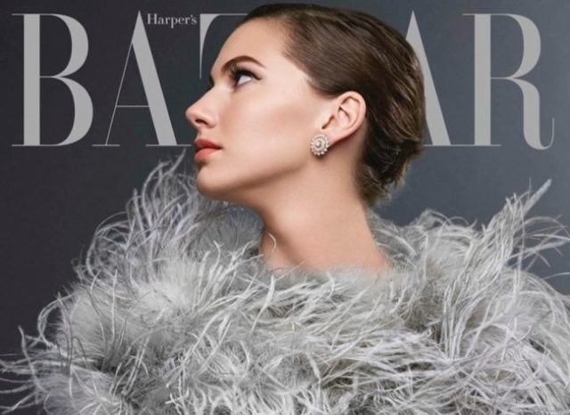 Emma Ferrer na obálke amerického časopisu Harper's Bazaar