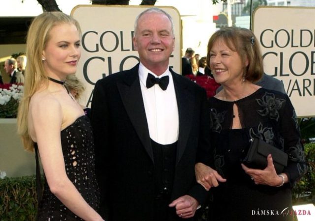 Nicole Kidman s rodičmi, otcomAnthonym a matkou Janelle.