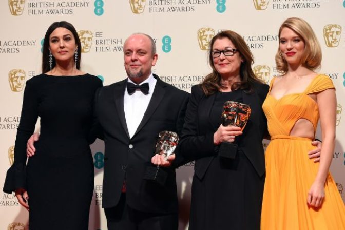 Červený koberec filmových cien BAFTA