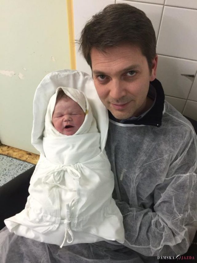 Marek Majeský s dcérkou Hankou