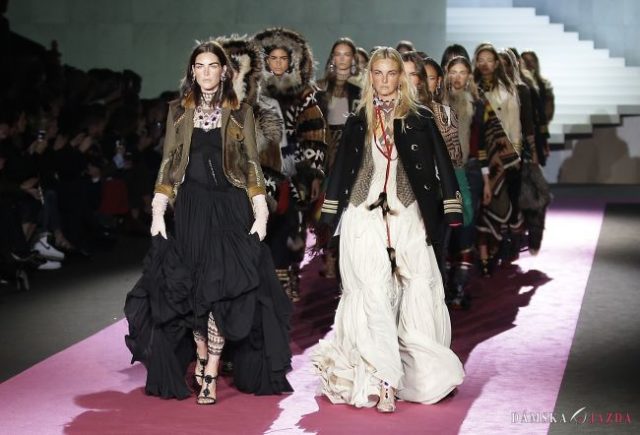 Záver prehliadky značky Dsquared2 v Miláne