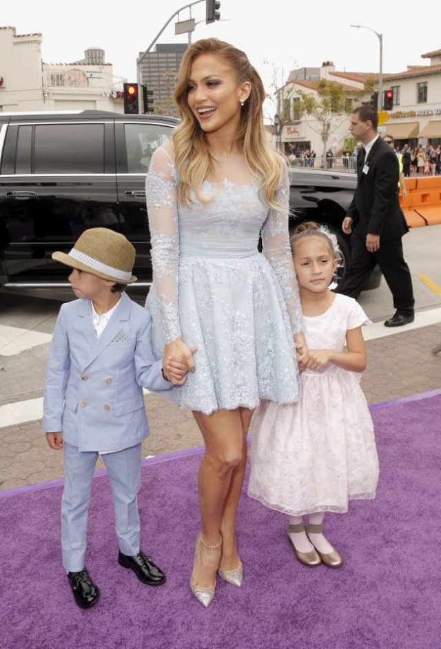 Maximilian David Muniz, Jennifer Lopez a Emme Maribel Muniz