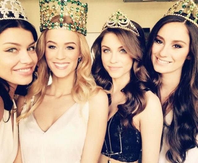Riaditeľka Miss Slovensko Karolína Chomisteková s víťazkami
