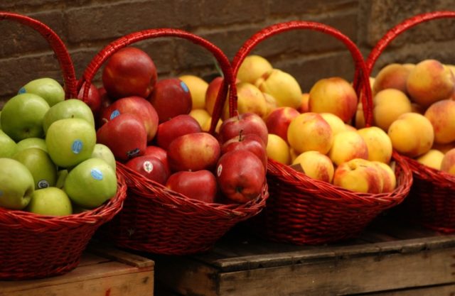 Jablká, ovocie, jablko, košíky jabĺk