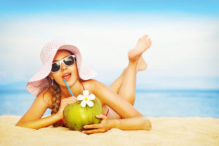 Leto, pláž, slnko, dovolenka, relax
