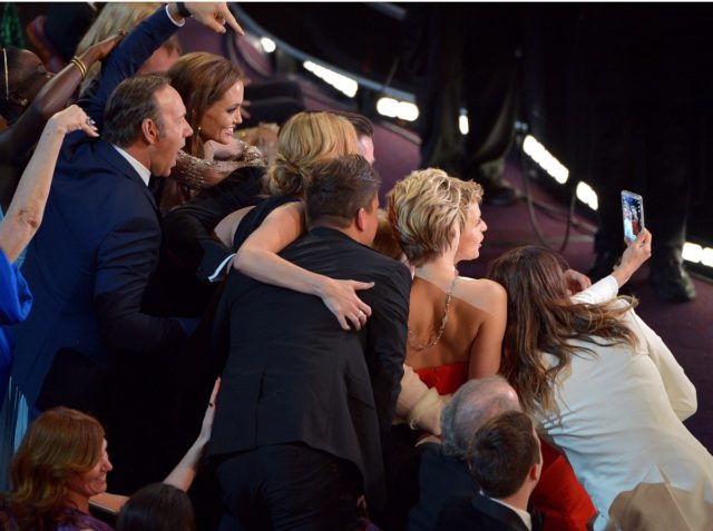 Kevin Spacey, Angelina Jolie, Julia Roberts, Brad Pitt, Jennifer Lawrence, Ellen DeGeneres, Jared Leto