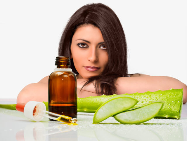 Aloe vera, žena, kráska