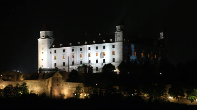 Projekcia na hrade