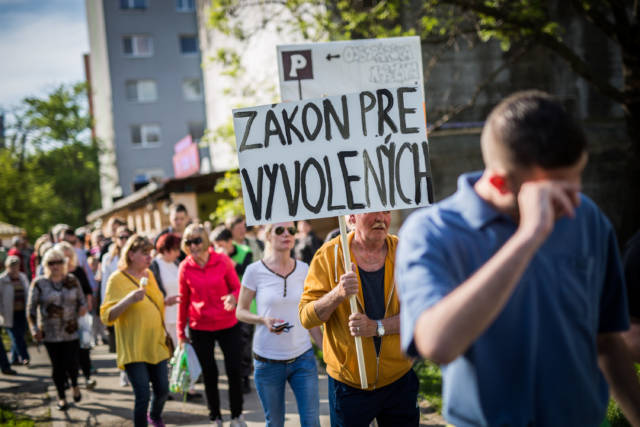 PROTEST: Proti stavbe na Odborárskej ulici
