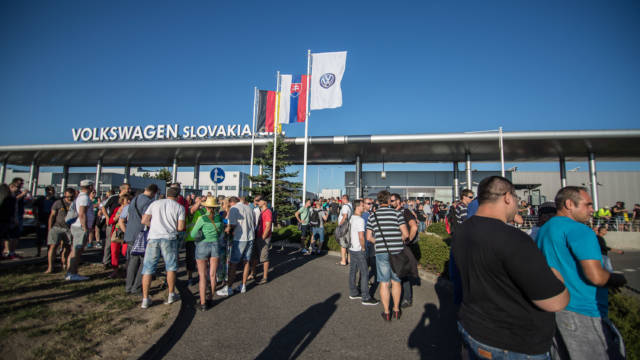Štrajk odborárov, Volkswagen Slovakia