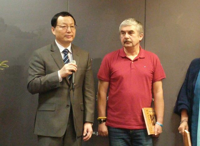 Peter Čaplický a veľvyslanec Čínskej republiky Lin Lin