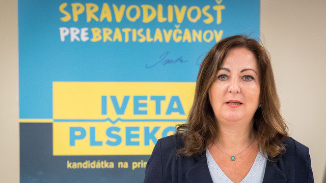 Iveta Plšeková, Kandidatúra na primátorku Bratislavy
