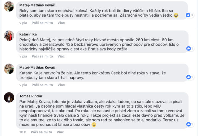 Diskusia na FB - Čučoriedková ulica
