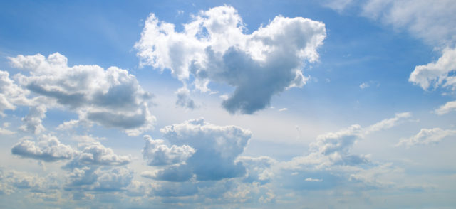 oblaky oblacno