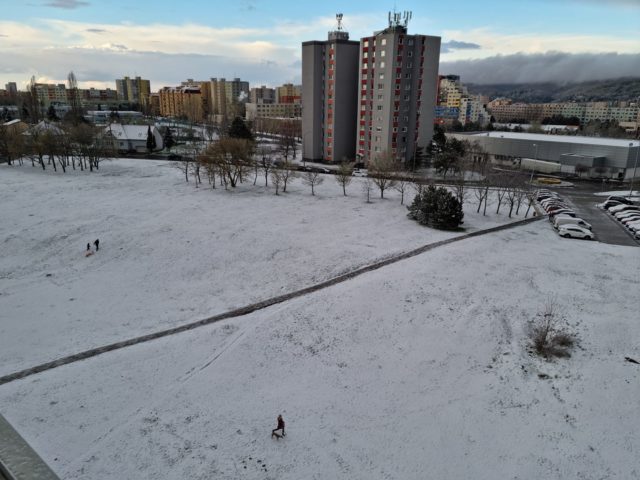 Sneh v Bratislave v apríli