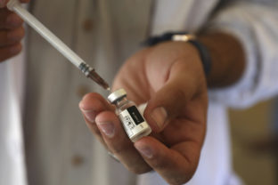 A doctor fills a syringe with the Johnson &amp; Johnson COVID-19 vaccine at a vaccination center in Kabul, Afghanistan, Sunday, July 11, 2021. The COVID-19 vaccines were donated by the United States and delivered through the U.N.-backed COVAX program. Another shipment is expected to arrive later this month. ()