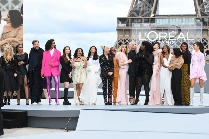 "Le Defile L&#039;Oreal Paris 2021" : Runway - Paris Fashion Week - Womenswear Spring Summer 2022