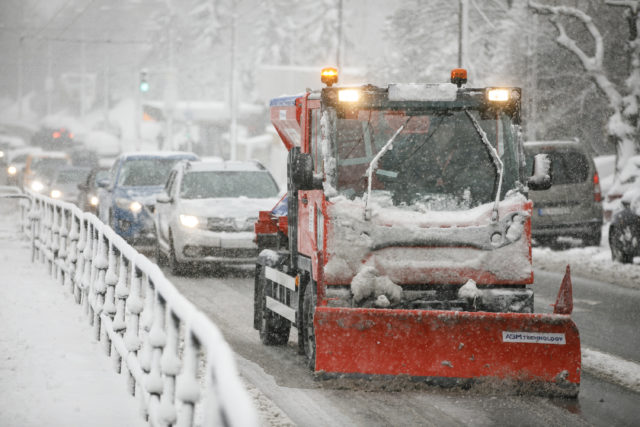 POČASIE: Sneženie v Bratislave