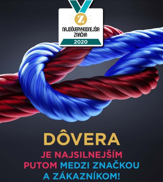 najdôveryhodnejšia značka 2021
