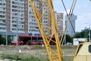 Bratislava elektricka petržalka radiala trať