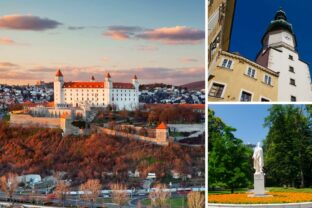 Kolaz zaujimavost hrad sad janka krala michalska veža