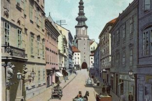 Michalská ulica veza pohladnica historia