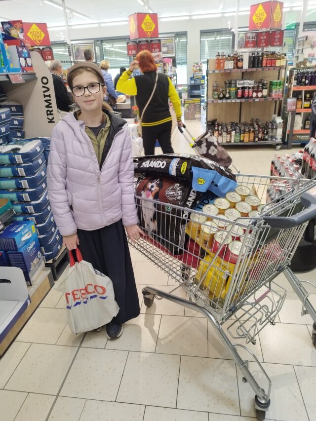 Pomoc podpora Simonka psiky