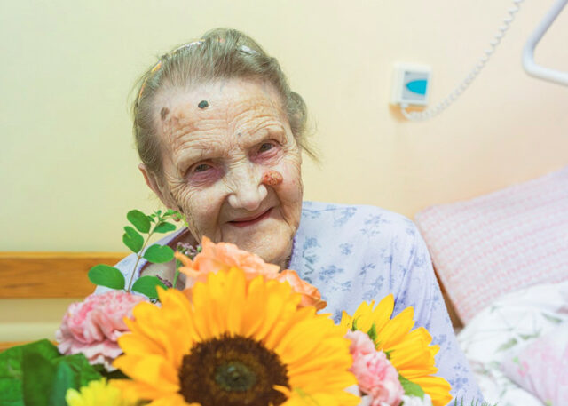 Najstarsia obyvatelka domova výročie petržalka